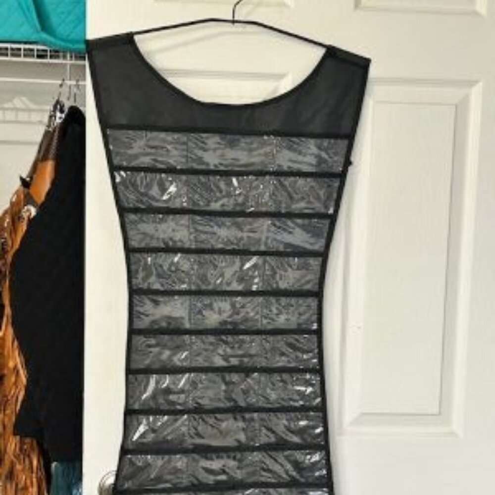 Umbra Little Black Dress Hanging Jewelry Organizer Display Storage
